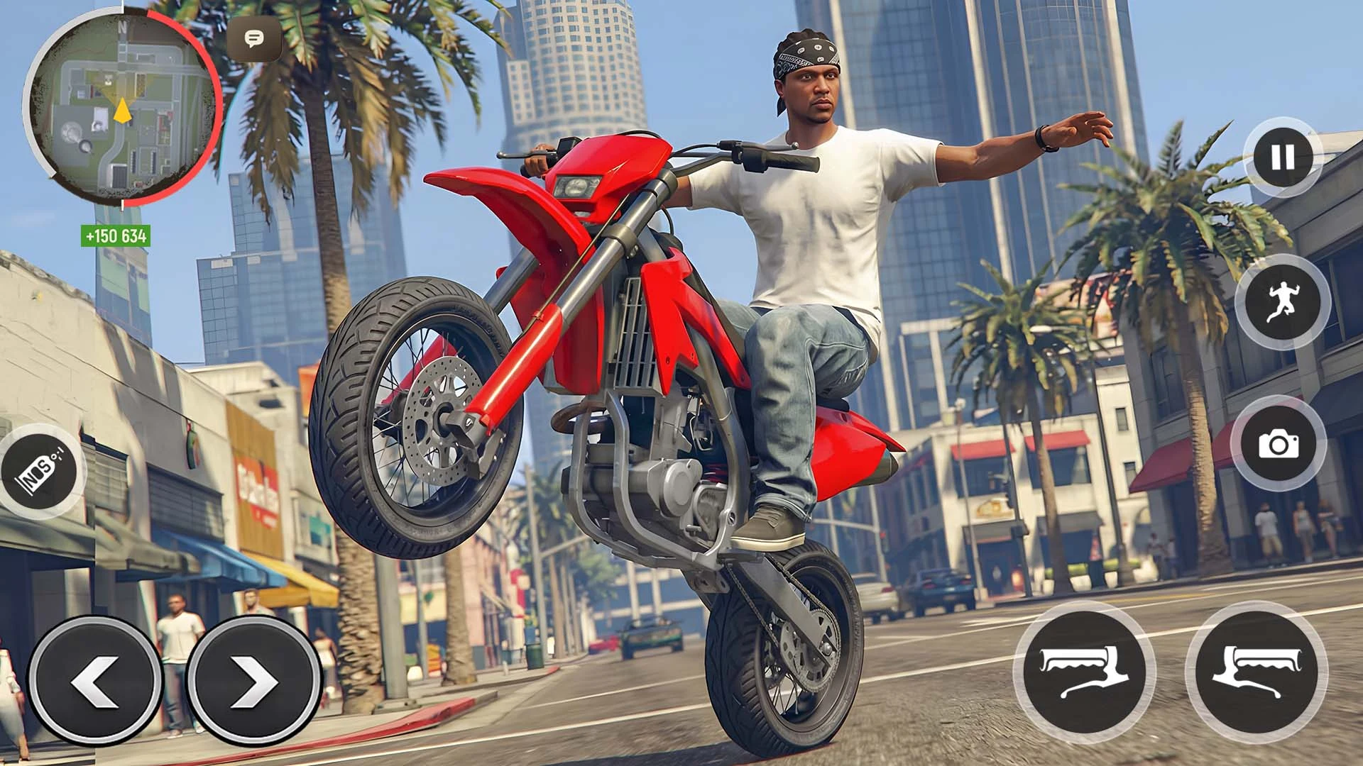 Wheelie Bike Stunt Master 3D screenshot